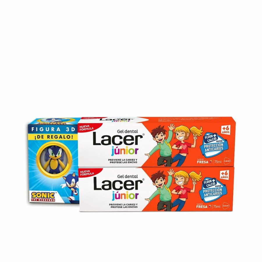 Tandpasta Lacer Junior 75 ml Jordbr 2 enheder #1