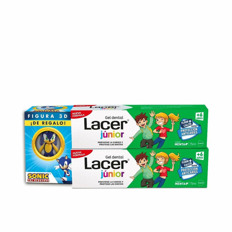 Tandpasta Lacer Junior 75 ml Mint 2 enheder #1