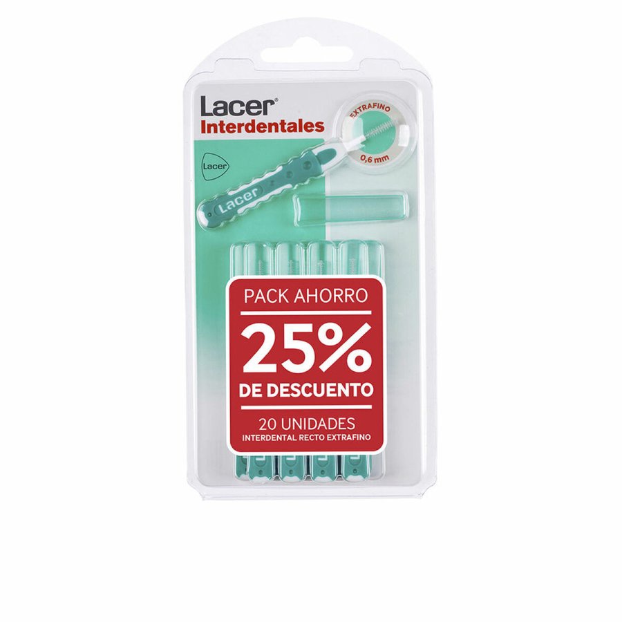 Escova de Dentes Interdental Lacer RECTO EXTRAFINO 2x 10 enheder #1