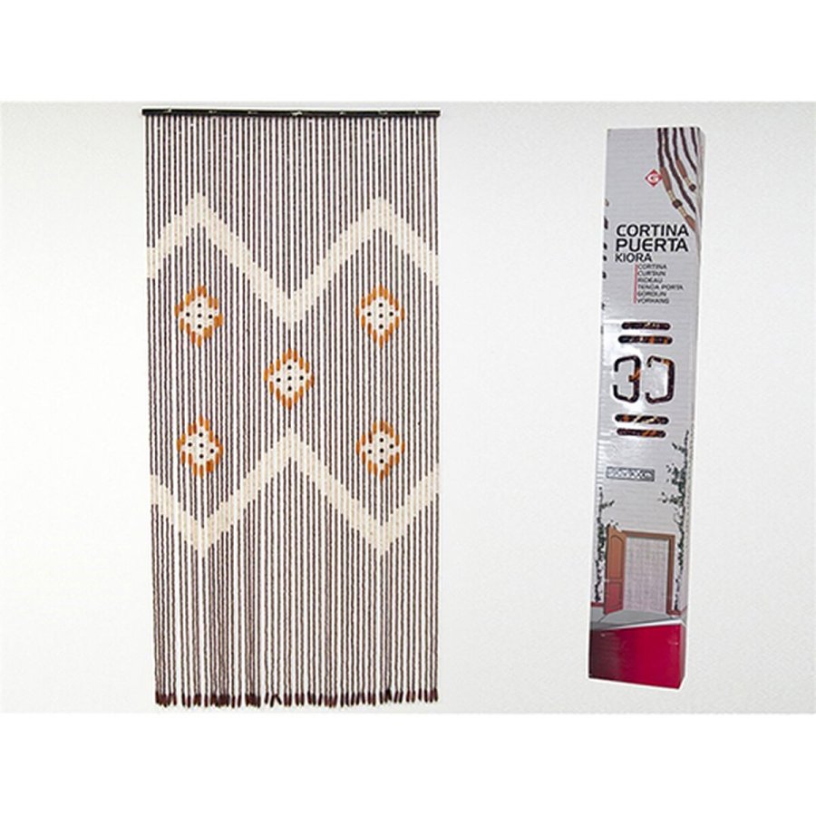 Gardin Gerimport KIORA Multifarvet Etnisk 190 x 90 cm Polyester #2