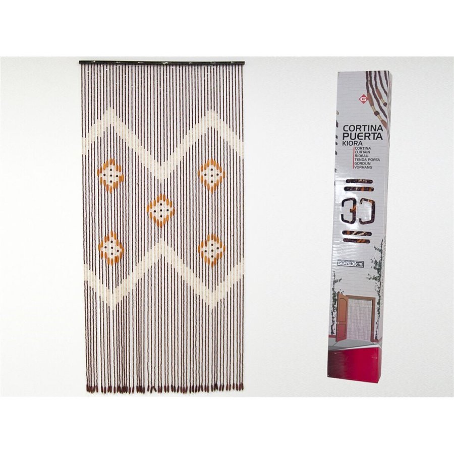 Gardin Gerimport KIORA Multifarvet Etnisk 190 x 90 cm Polyester #3