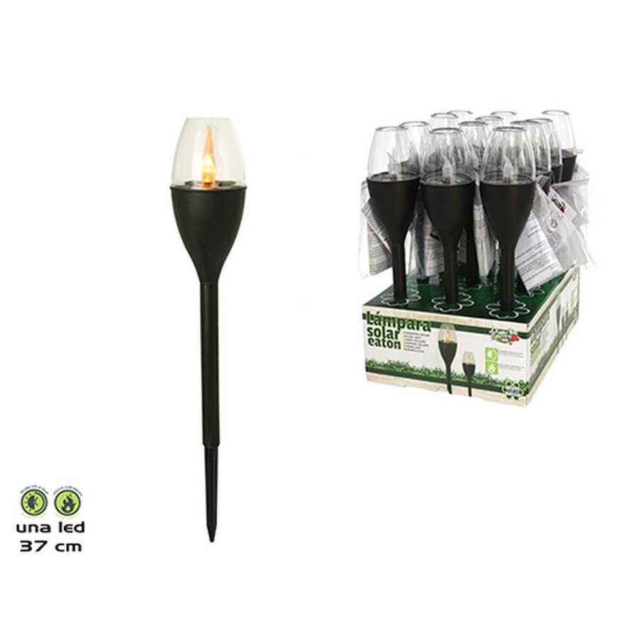 Solcellelampe Gerimport Eaton Sort 37 cm #3