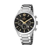 Herreur Festina F20343/4 Sort Slvfarvet #1