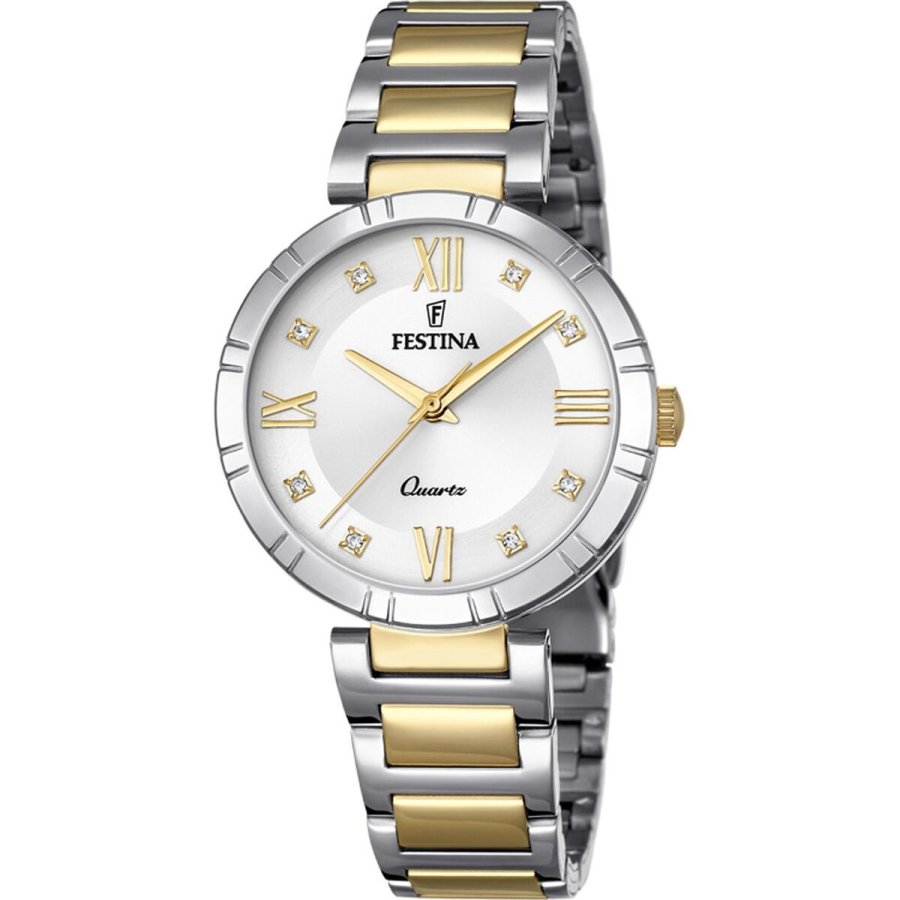 Herreur Festina F16937/A Guld Slvfarvet #1
