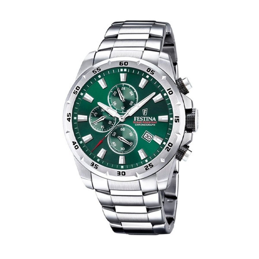 Herreur Festina F20463/3 Grn Slvfarvet #1