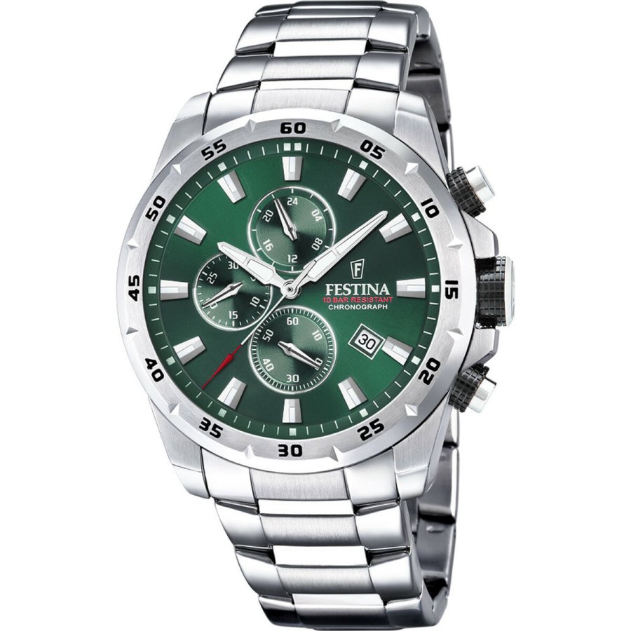 Herreur Festina F20463/3 Grn Slvfarvet #2