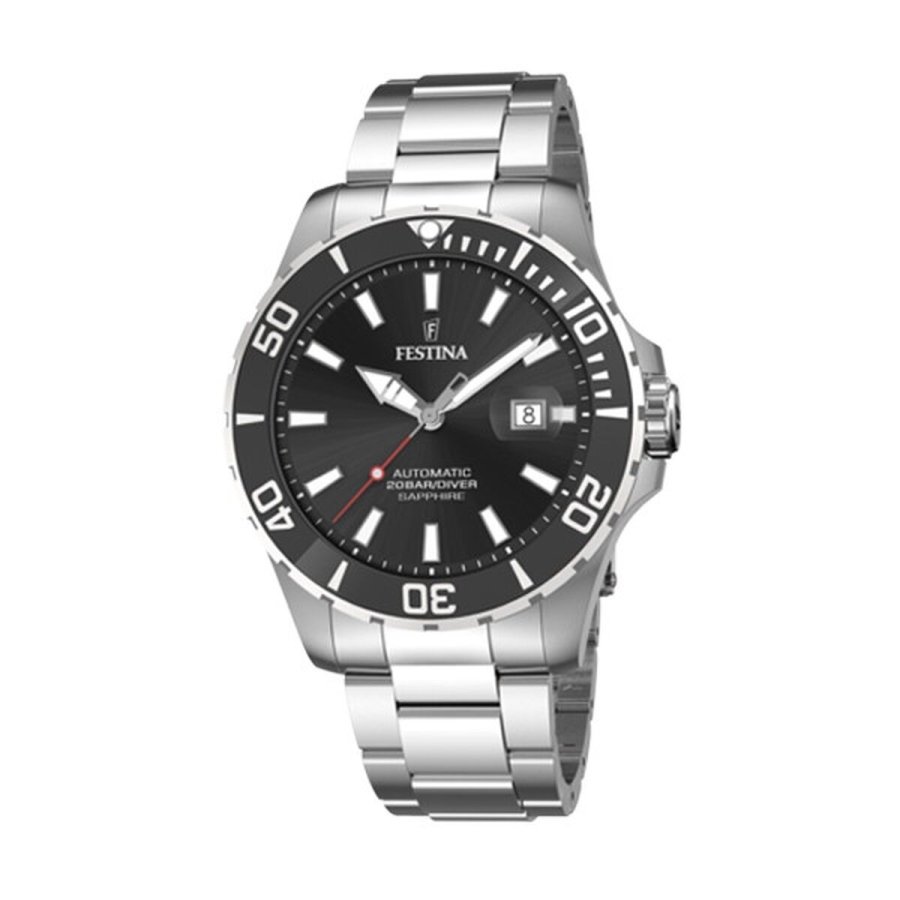Herreur Festina F20531/4 Sort Slvfarvet #1