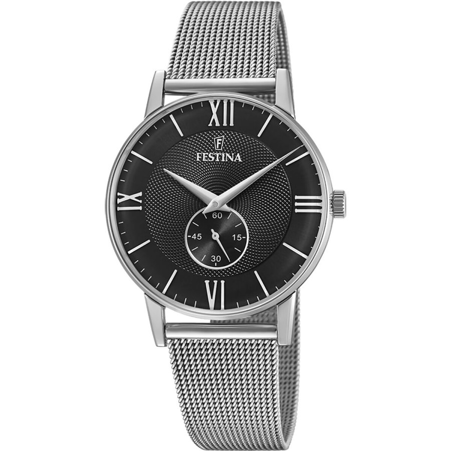 Herreur Festina F20568/4 Sort Slvfarvet #1