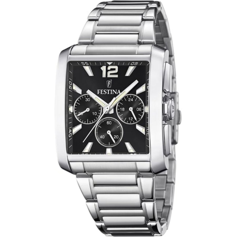 Herreur Festina F20635/4 Sort Slvfarvet #1