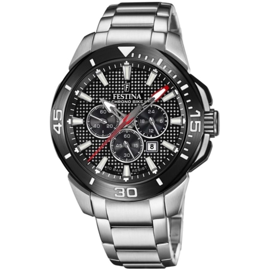Herreur Festina F20641/4 Sort Slvfarvet #1