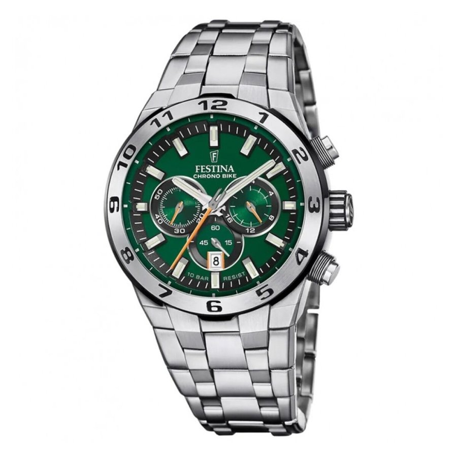 Herreur Festina F20670/2 Grn Slvfarvet #1