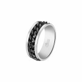 Ring til mnd Lotus LS2394-3/228 Sort Slvfarvet #1