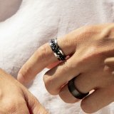 Ring til mnd Lotus LS2394-3/228 Sort Slvfarvet #2