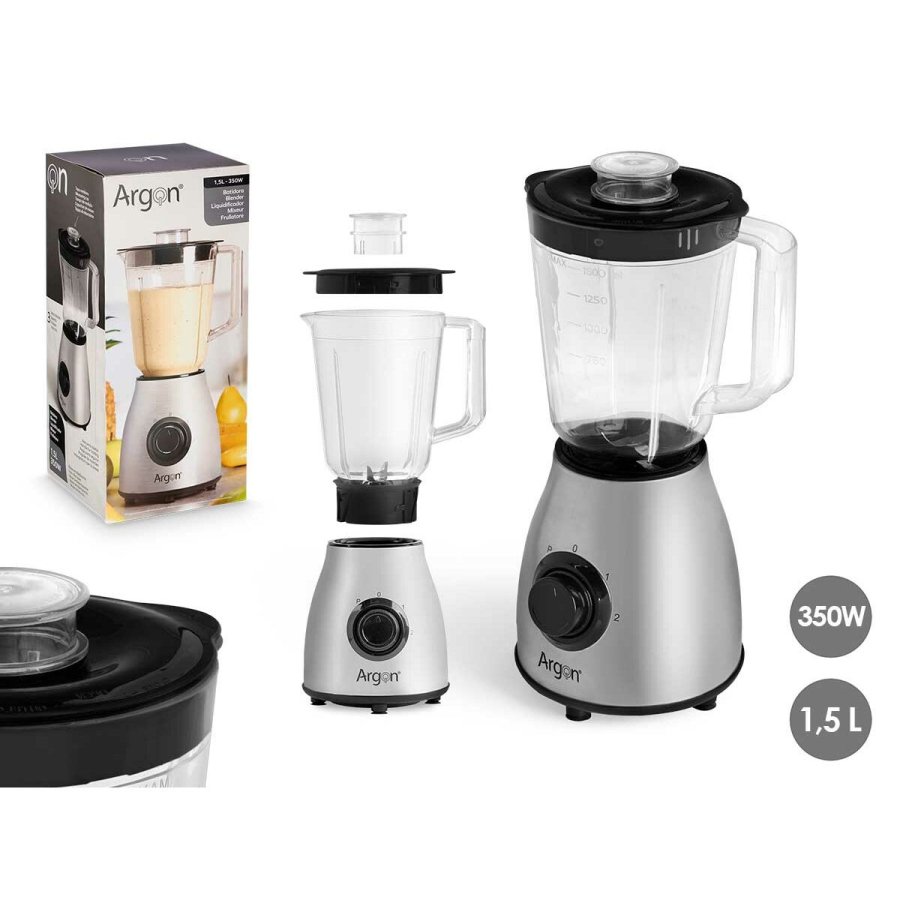 Kop-blender Argon Gennemsigtig Stl 1,5 L 350 W #2