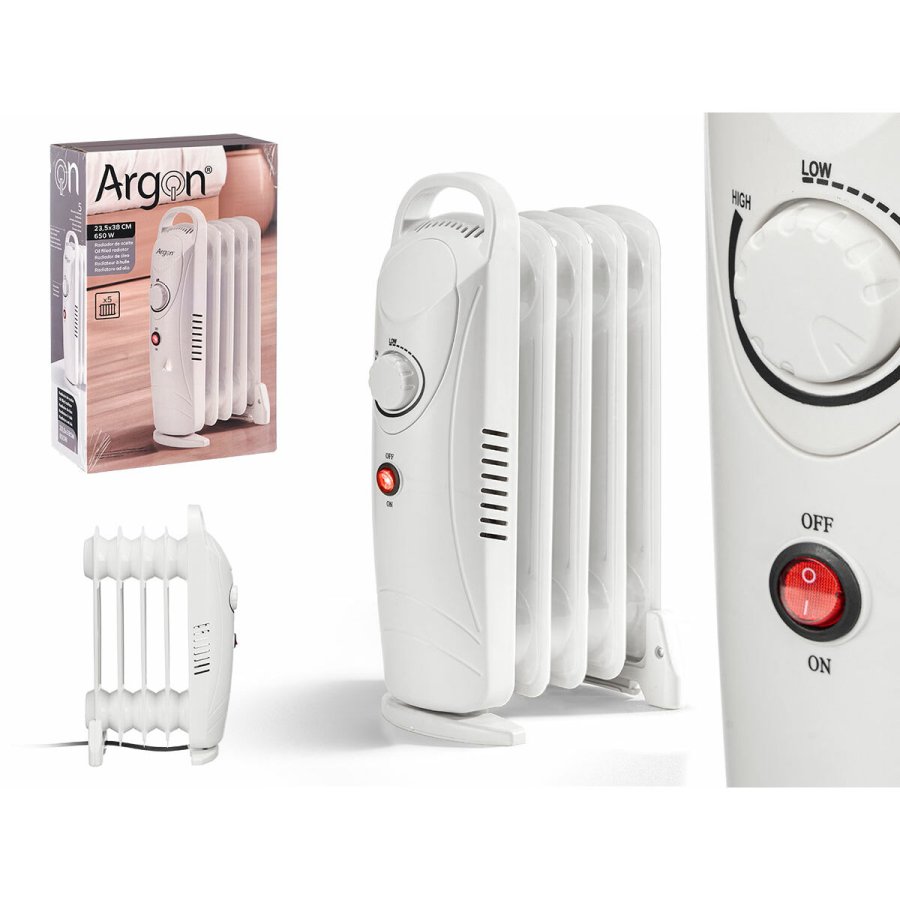 Radiator Argon SH-30-5 WHITE Hvid 650 W #1