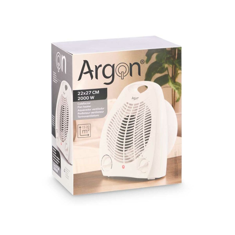 Varmeapparat Argon W-HF1705 Hvid 2000 W #9