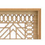 Bakkes�t Gift Decor Brun Gennemsigtig Tr� Glas Firkantet 2 Dele #3