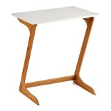 Sofabord Kinvara WD2021329426 Hvid Brun Natur 40 x 68,5 x 60 cm #1