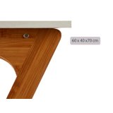 Sofabord Kinvara WD2021329426 Hvid Brun Natur 40 x 68,5 x 60 cm #4