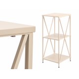 Hylder Gift Decor Beige Metal 33 x 33 x 75 cm #2