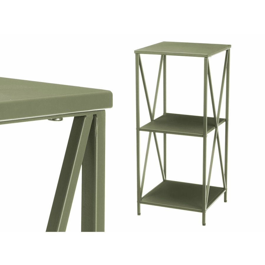 Hylder Gift Decor Gr�n Metal 33 x 33 x 75 cm #2