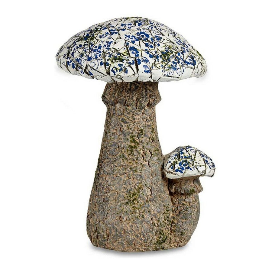 Dekorativ havefigur Ibergarden ZD18064 ZD18064 Polyesterharpisk Mosaik Champignon 29 x 44 x 32 cm #1