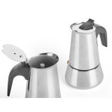Italiensk Kaffekande Kinvara S12AA-4T Sort Slvfarvet Stl 4 Skodelice #3
