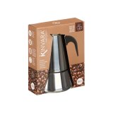 Italiensk Kaffekande Kinvara S12AA-4T Sort Slvfarvet Stl 4 Skodelice #2