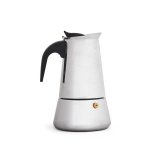 Italiensk Kaffekande Kinvara S12AA-4T Sort Slvfarvet Stl 4 Skodelice #1