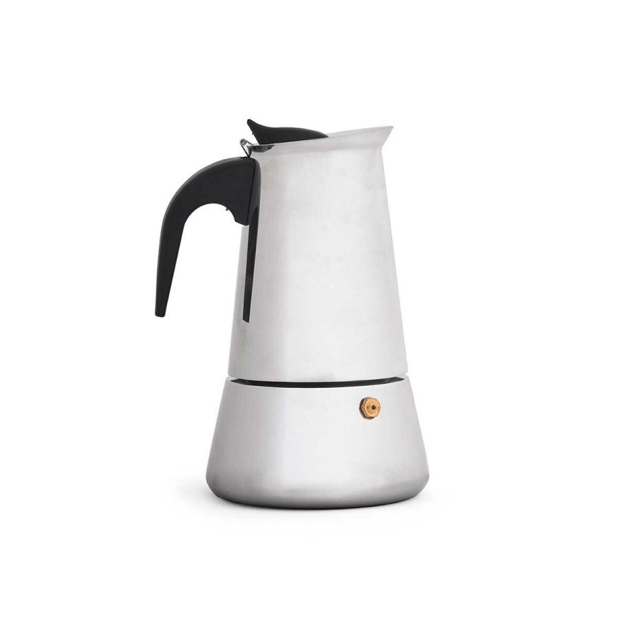 Italiensk Kaffekande Kinvara S12AA-6T Sort Slvfarvet Stl 6 Kopper #1