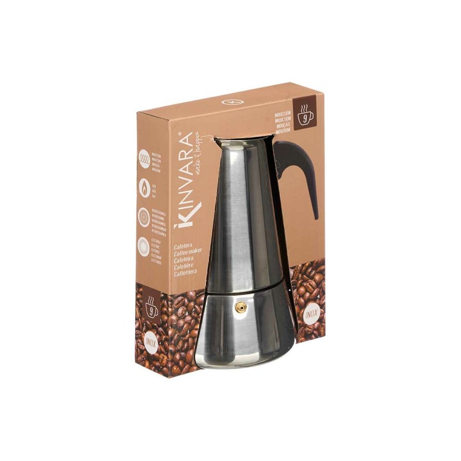 Italiensk Kaffekande Kinvara S12AA-9T Sort Slvfarvet Stl 9 Kopper #4
