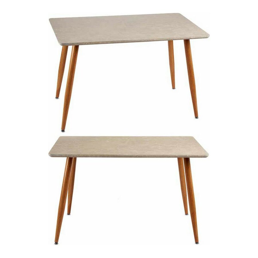 Sofabord Brun Hvid Sten Metal Melamin DM (70 x 120 x 75 cm) #2