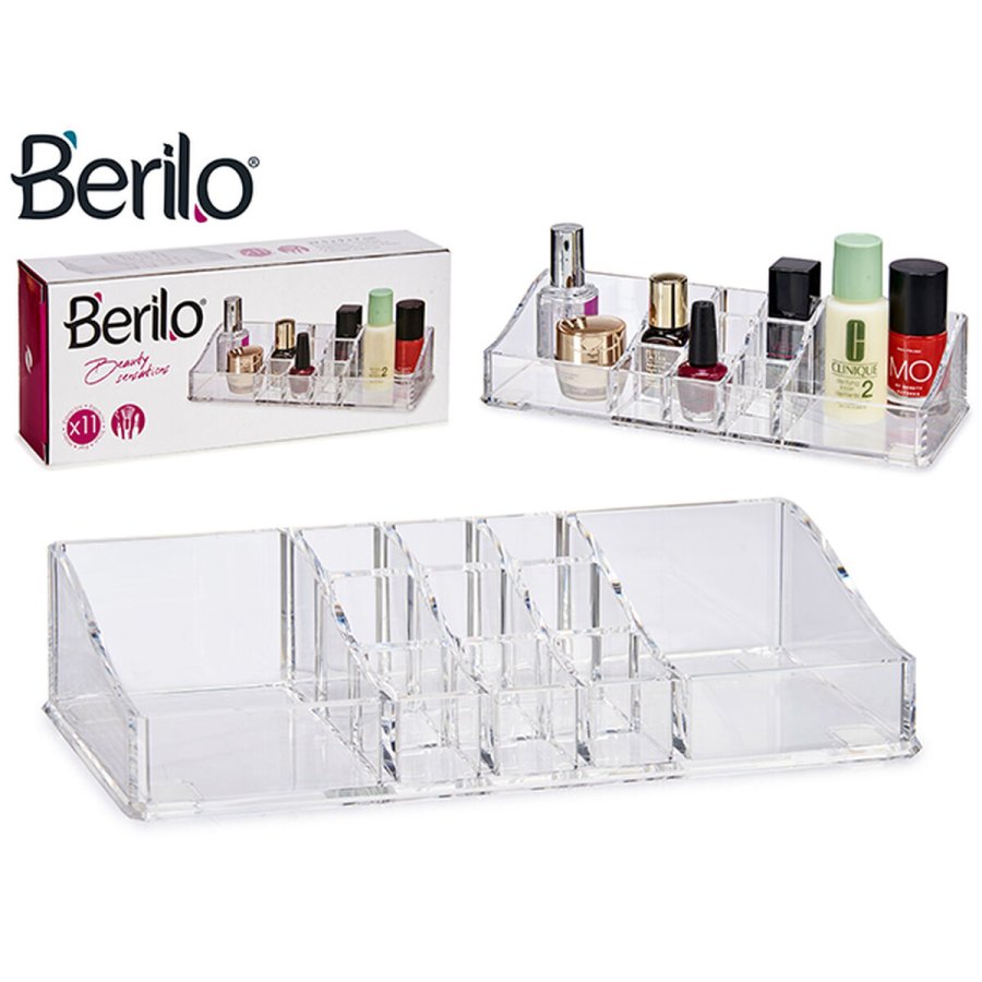 Makeup organisatoren Berilo 6103-X Gennemsigtig 9 x 4,5 x 22,7 cm #3