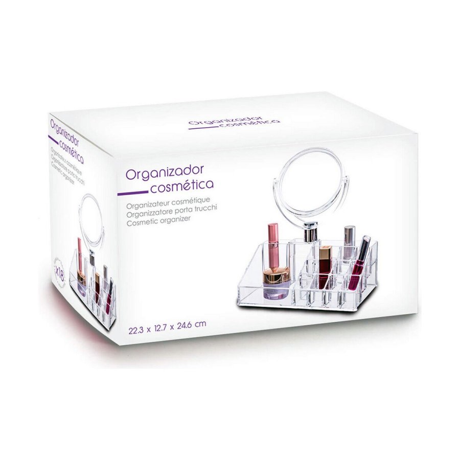 Makeup organisatoren Berilo 6101-D Gennemsigtig #3