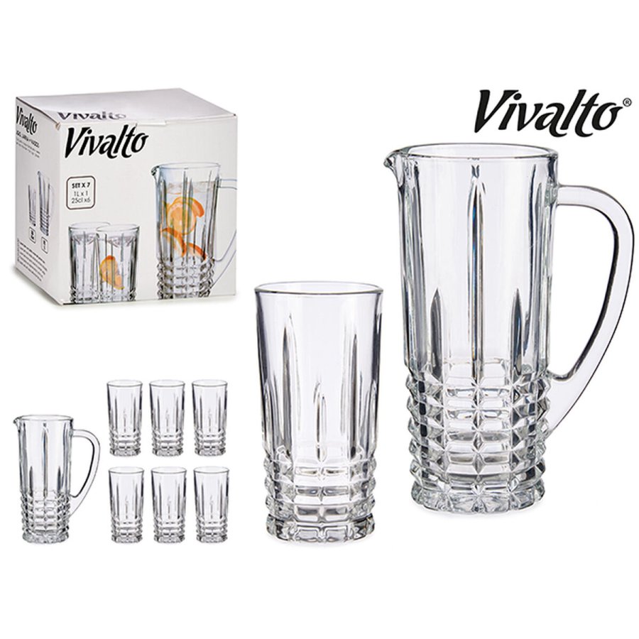 St med kande og skle Vivalto 41053 Gennemsigtig Glas 250 ml #3
