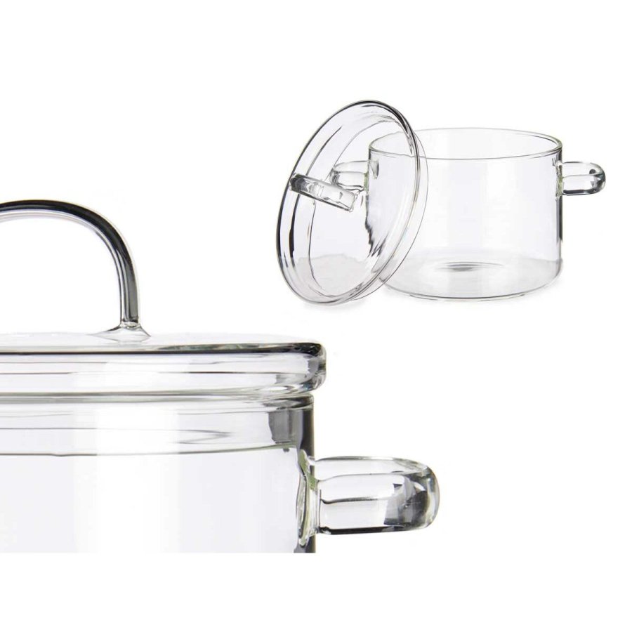 Gryde med lg Vivalto TP-HM05-2200/BHA1 Gennemsigtig Borosilikatglas 15,3 x 19,5 x 21 cm #7