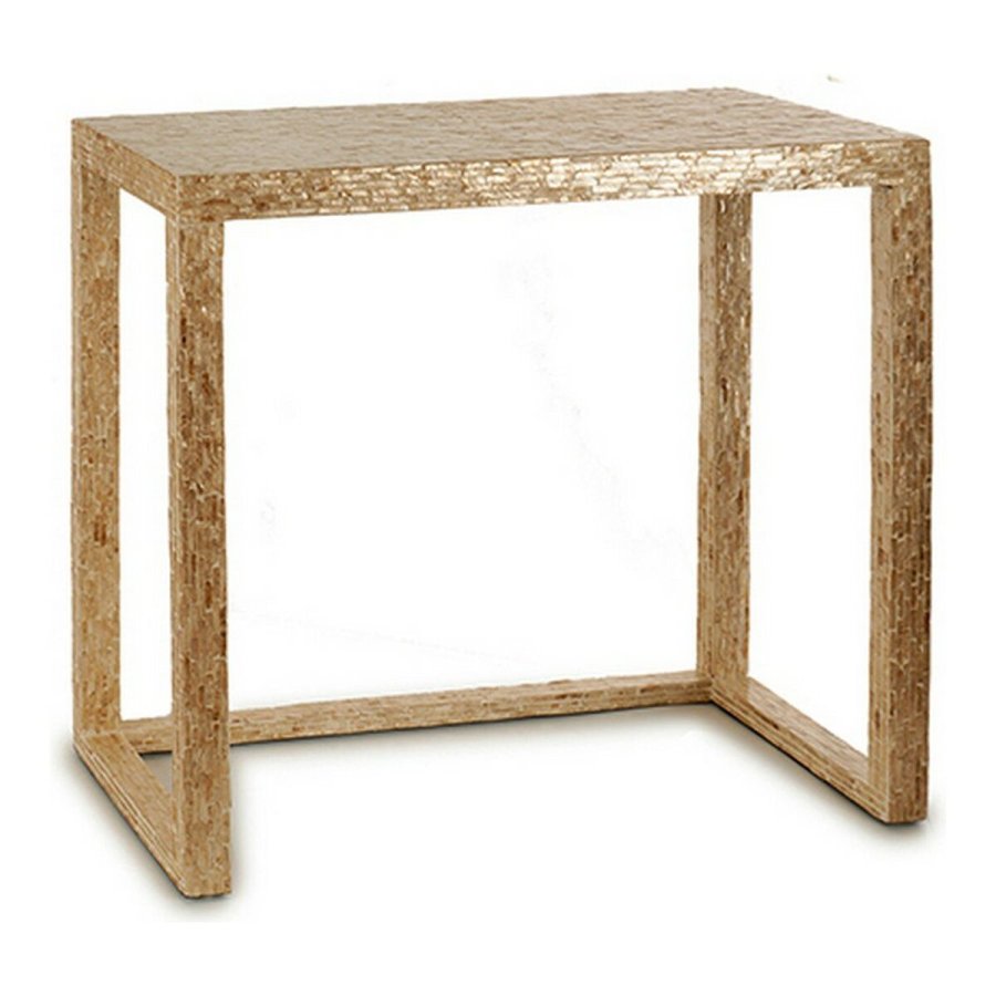 Bord Hallbord Beige Hvid Gylden Perlemor spnplade 30,5 x 78 x 90,5 cm #1