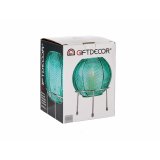 Vase Gift Decor SW120511B SW120511B Bl Slvfarvet Slv Metal Glas Krogla 14,5 x 19,5 x 14,5 cm #2