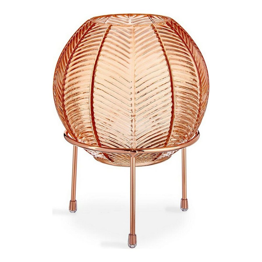 Vase Rav Krogla Metal Glas (14,5 x 19,5 x 14,5 cm) #1