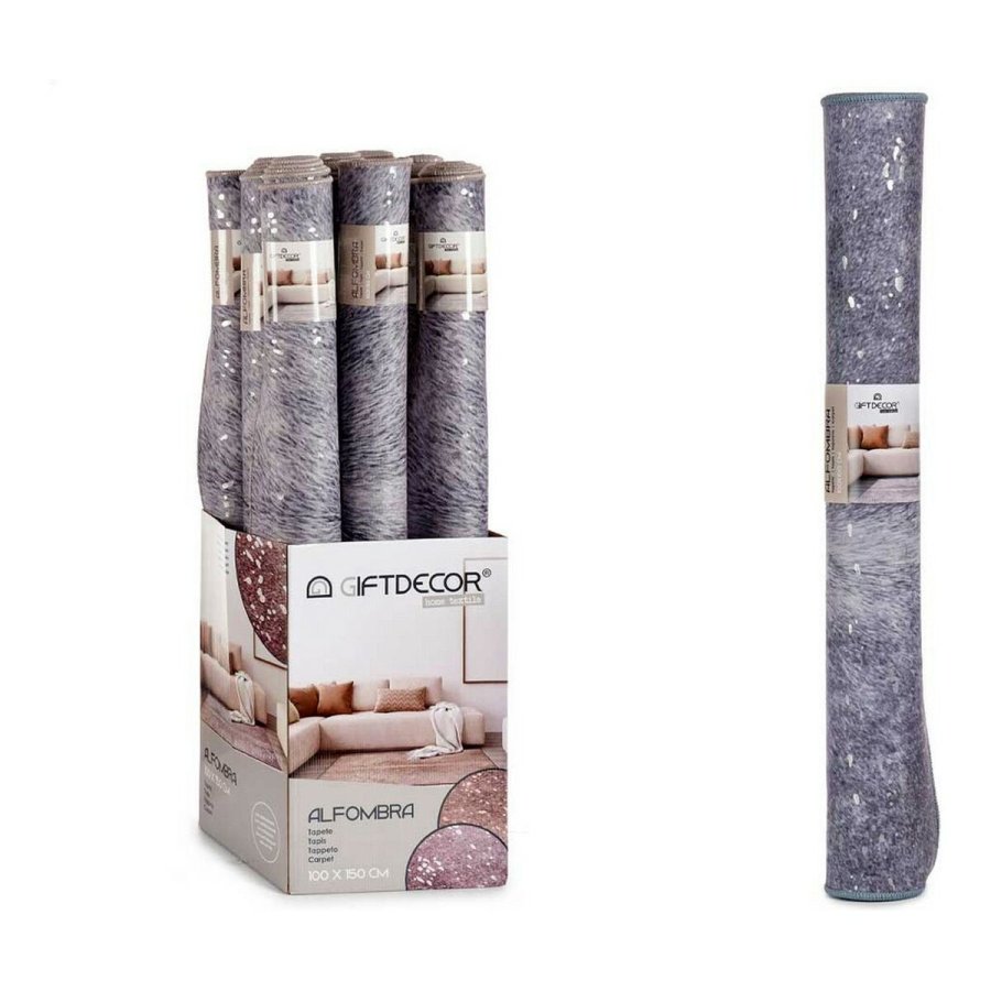 Tppe 100 x 150 cm Hvid Gr #9
