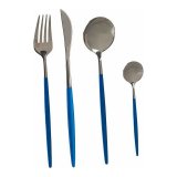 Bestik St Kinvara BST-CT022 Bl Slvfarvet Rustfrit stl 16 x 5 x 24,5 cm #1