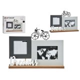 Fotoramme Dreams Sort Gr Hvid Tr (37,5 x 6 x 26,5 cm) #1