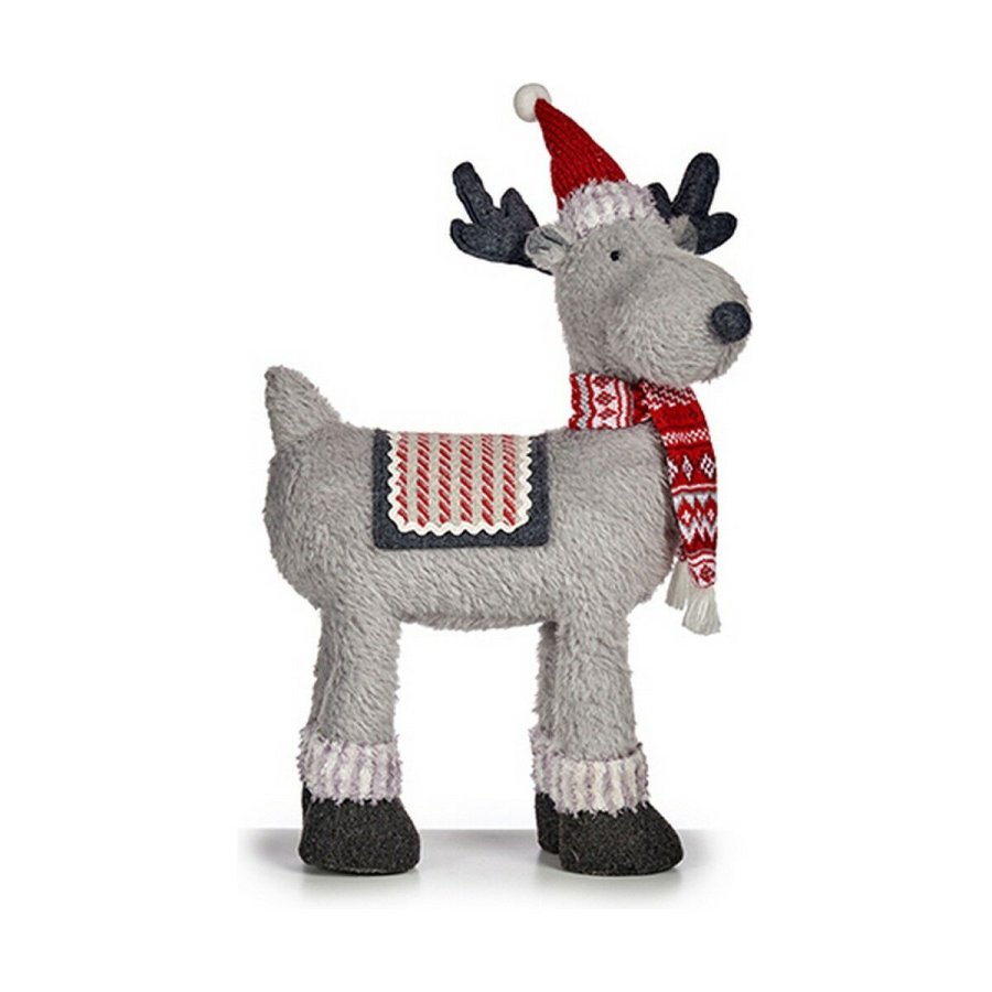 Julerensdyr Hvid Rd Gr 22 x 47 x 45 cm #1