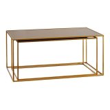 St med 2 borde Sort Gylden (2 pcs) #1