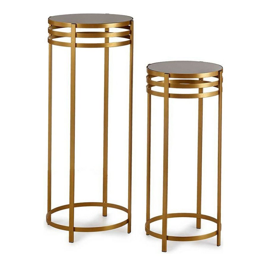 St med 2 borde Sort Gylden (2 pcs) #1