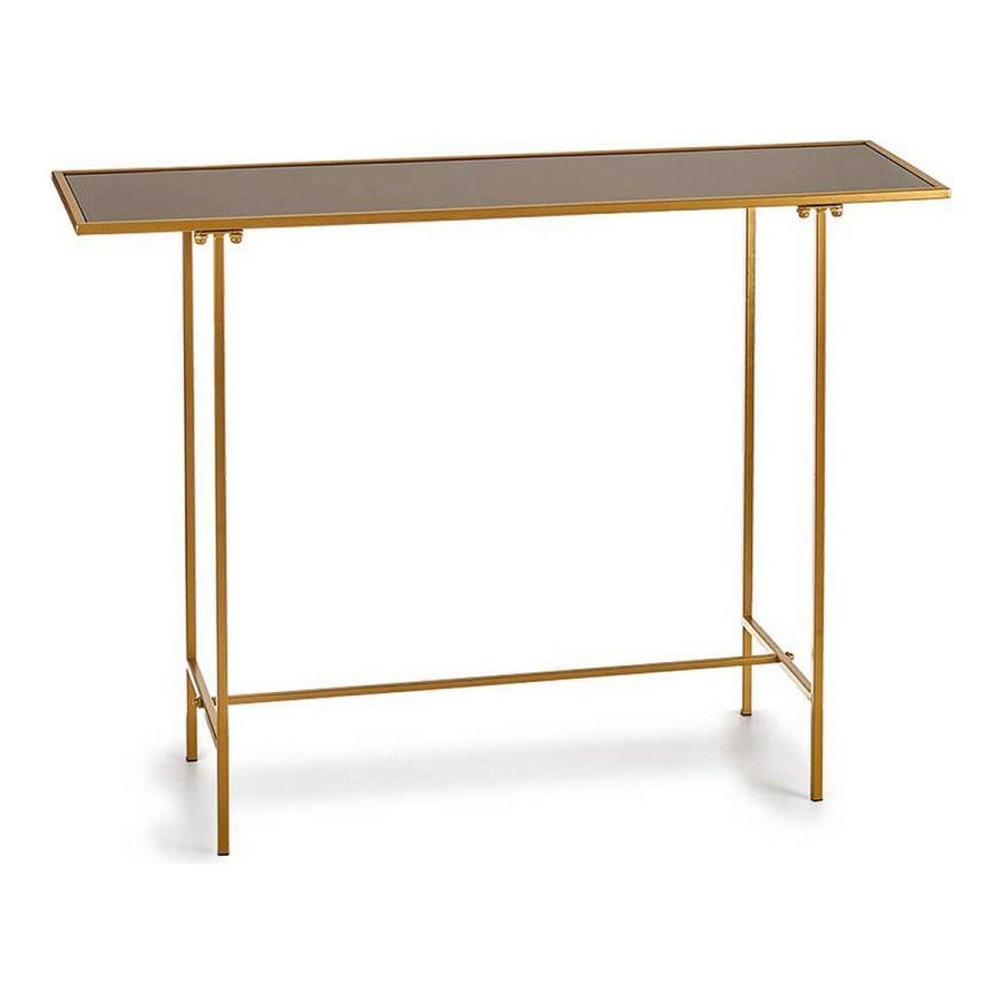 Sofabord Sort Gylden Krystal Metal (33 x 77 x 110 cm) #1