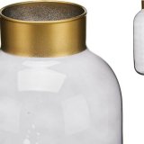 Vase Gift Decor V1530IP-S V1530IP-S Gr Gylden Glas Glat 14,5 x 29,5 x 14,5 cm #2