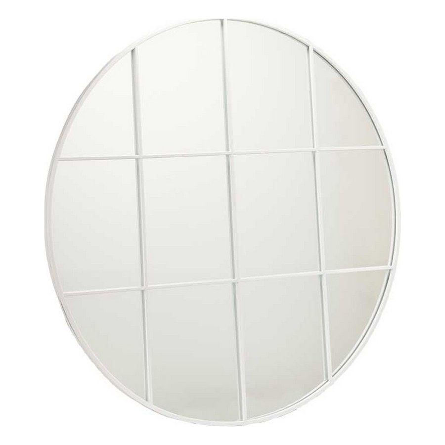 Vgspejl Cirkulr Metal Hvid (100 x 2,5 x 100 cm) #1