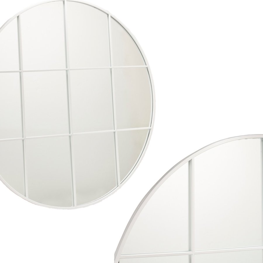 Vgspejl Cirkulr Metal Hvid (100 x 2,5 x 100 cm) #9
