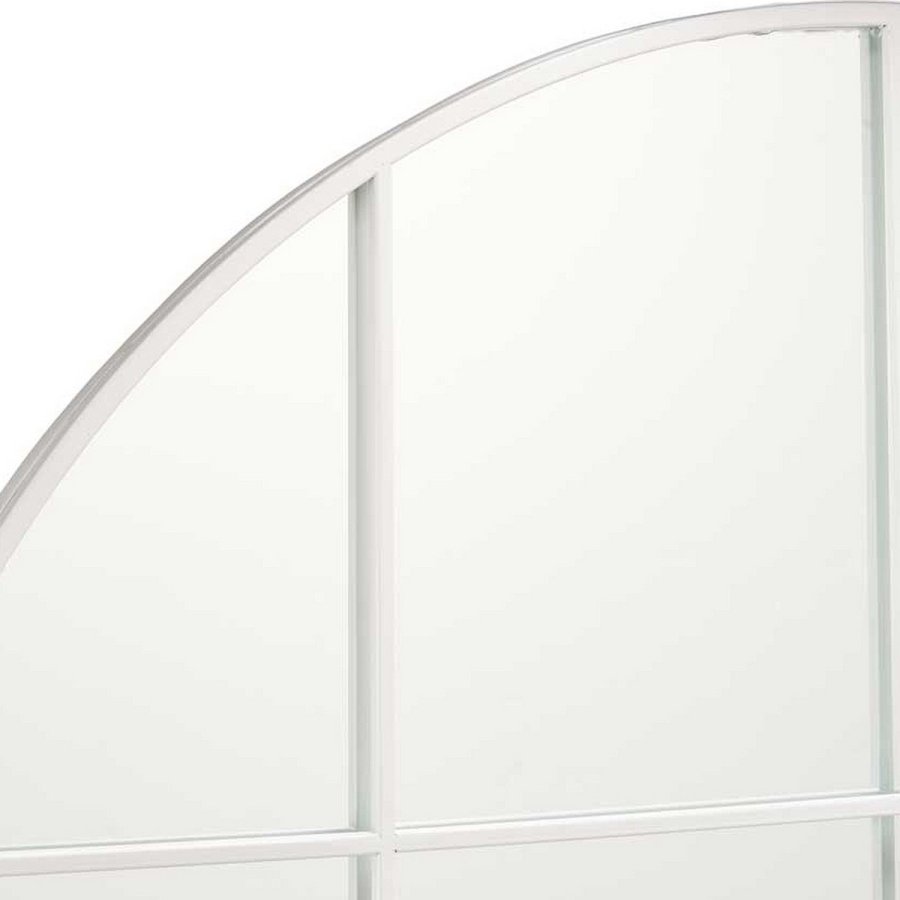 Vgspejl Cirkulr Metal Hvid (100 x 2,5 x 100 cm) #5